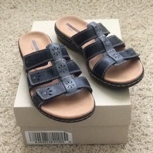 Blue Multi Clarks Sandal